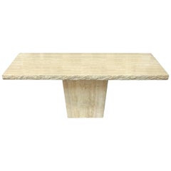 Travertine Marble Console Table