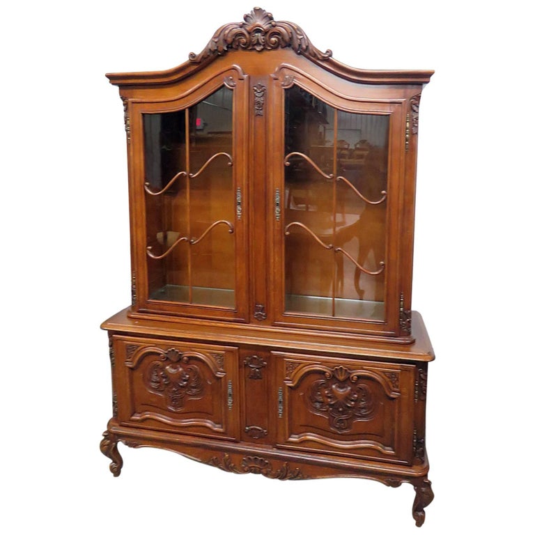 Belgian Oak Victorian China For Sale at 1stDibs