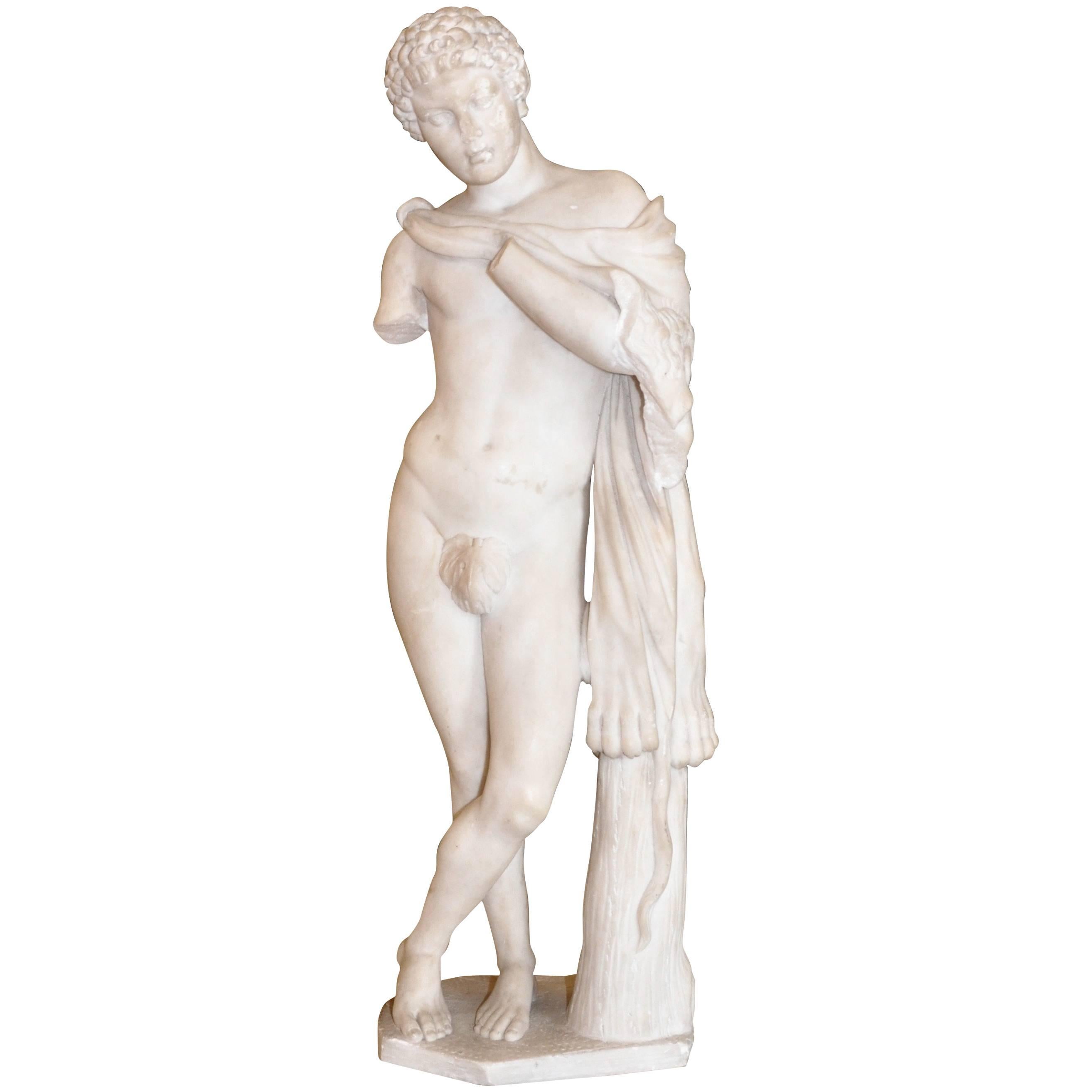 Early 19th Century Grand Tour Alabaster Statue of the Young Hercules