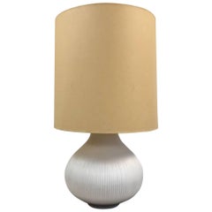 Modern Oversized White Ceramic Lamp