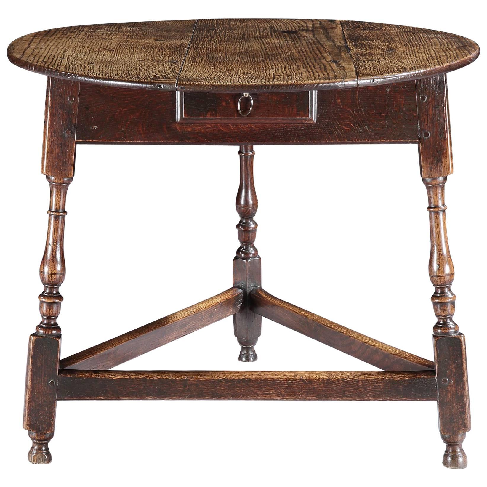 Rare William and Mary Period Cricket Table