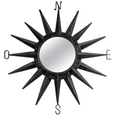 Wrought Iron Mirror by Atelier Marolles