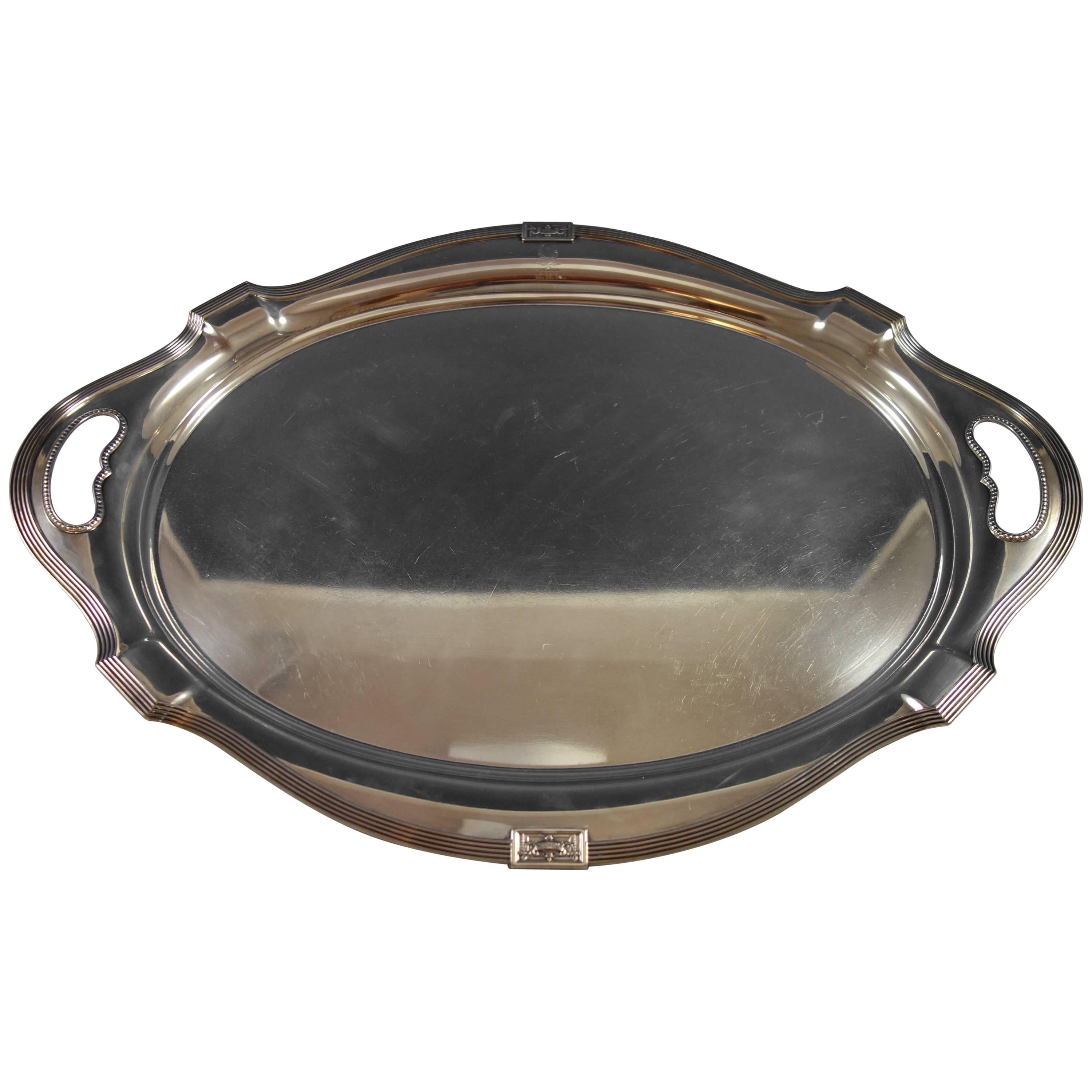Lansdowne by Gorham Sterling Silver Tea Tray with Eagle Mono #A10736 SKU #1702
