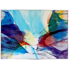 Lithographie aquarelle moderne du milieu du siècle Paul Jenkins Grand:: 101/300