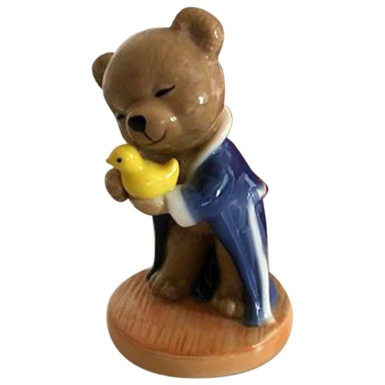 Bing & Grondahl Victor & Victoria's Family Victor 2001 Annual Teddybear Figurine For Sale