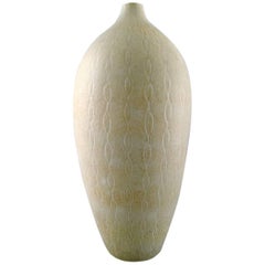 Carl-Harry Stålhane for Rørstrand, Large Ceramic Floor Vase Sandstone Glaze