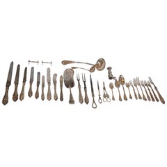 19th Century Elkington & Company 204-Piece Silver Set