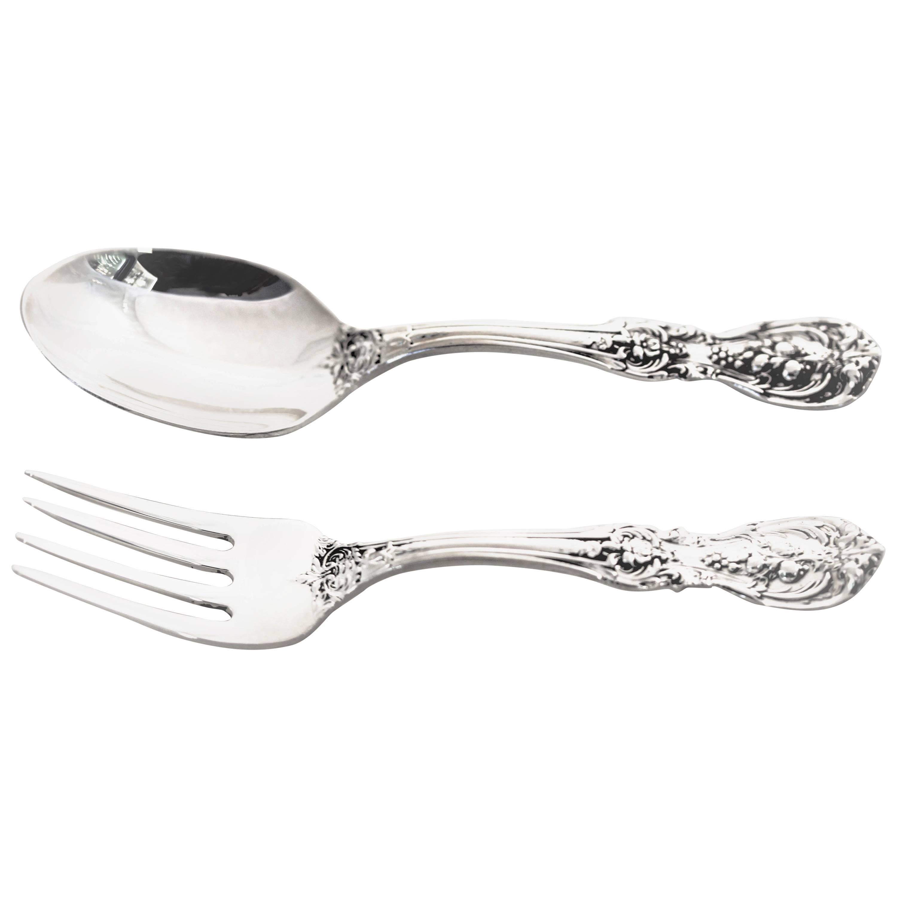 Francis I Baby Fork and Spoon