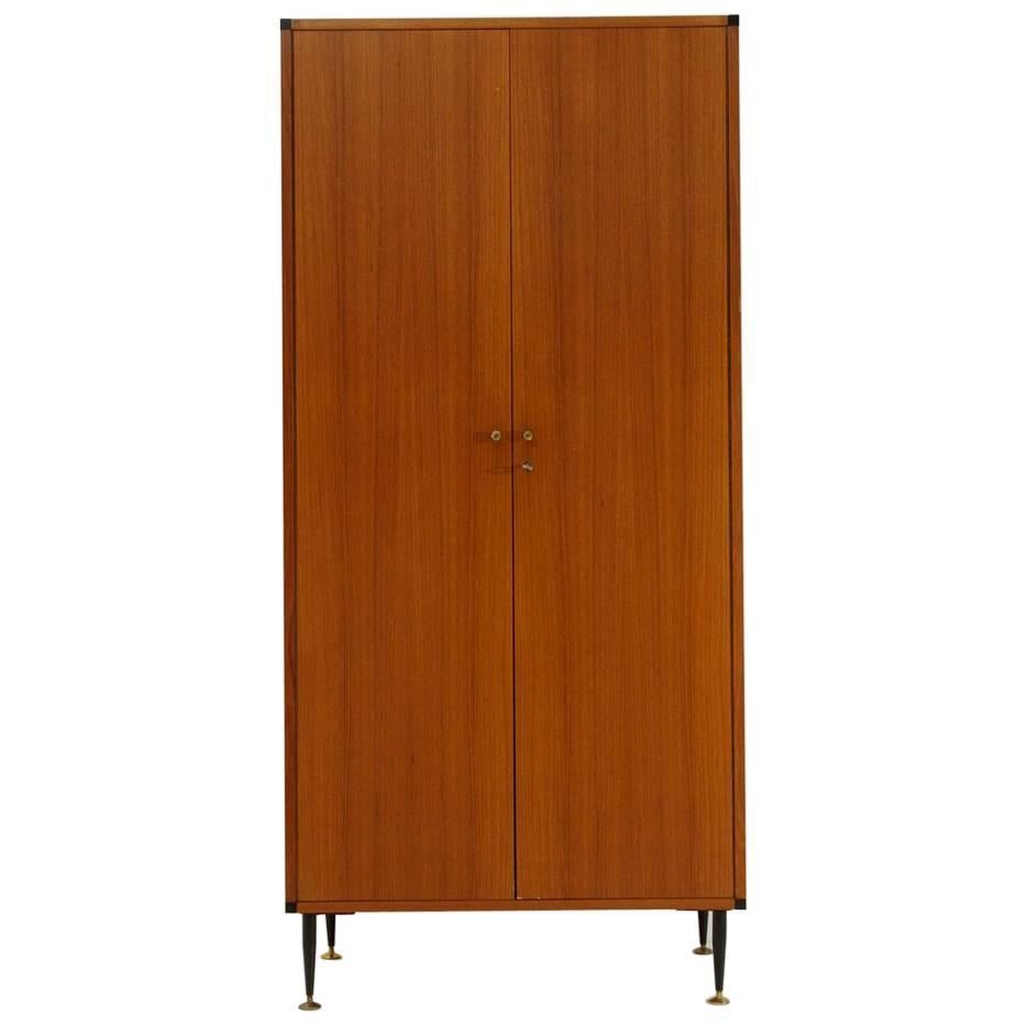 Italian Teak Wardrobe by AV Arredamenti Contemporanei, 1960s