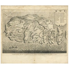 Antique Map of the Island of Malta by A. de Putter, 1729