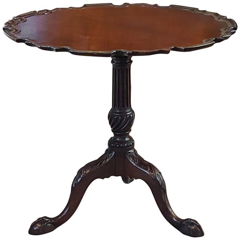 Mahogany TiltTop Tripod Table at 1stDibs