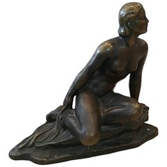 Art Deco Ugo Cipriani Bronze Sculpture, circa 1930