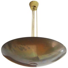 Uplight Pendant Lamp by J.T. Kalmar, 1960s, Austria