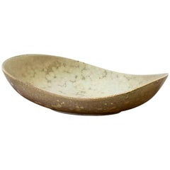 Scandinavian Modern Organic Stoneware Tray by Carl-Harry Stålhane for Rörstrand