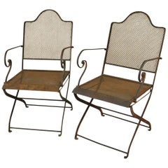 Pair of Later 19th Century Spanish Garden Chairs