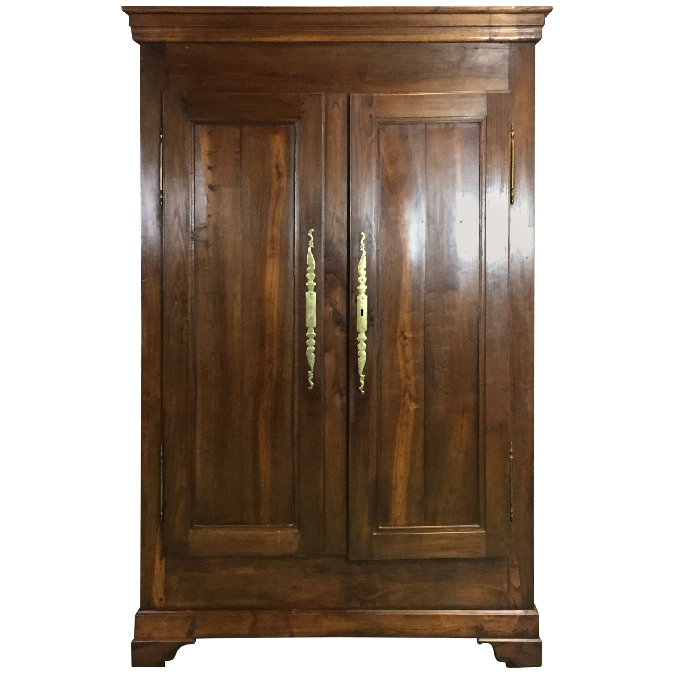 Antique Single Wardrobe Victorian 19Th Century Satin Walnut Mirror At Antique Single Wardrobe Victorian 19Th Century Satin Walnut Mirror At
