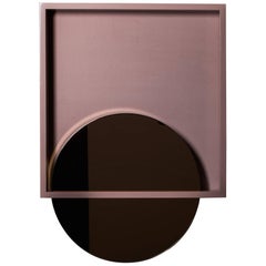 Skeptic Wall Mirror in Rose from the Qualia Collection by Azadeh Shladovsky