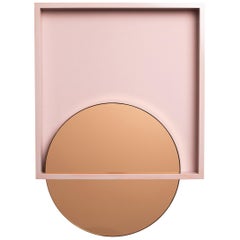 Skeptic Wandspiegel in Rose aus der Qualia Collection von Azadeh Shladovsky