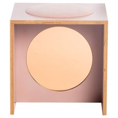 Solo Stool in Rose from the Qualia Collection by Azadeh Shladovsky