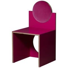 Void Chair in Fuchsia from the Qualia Collection by Azadeh Shladovsky