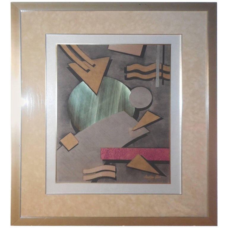 Beautiful MidCentury Framed Artwork For Sale at 1stDibs