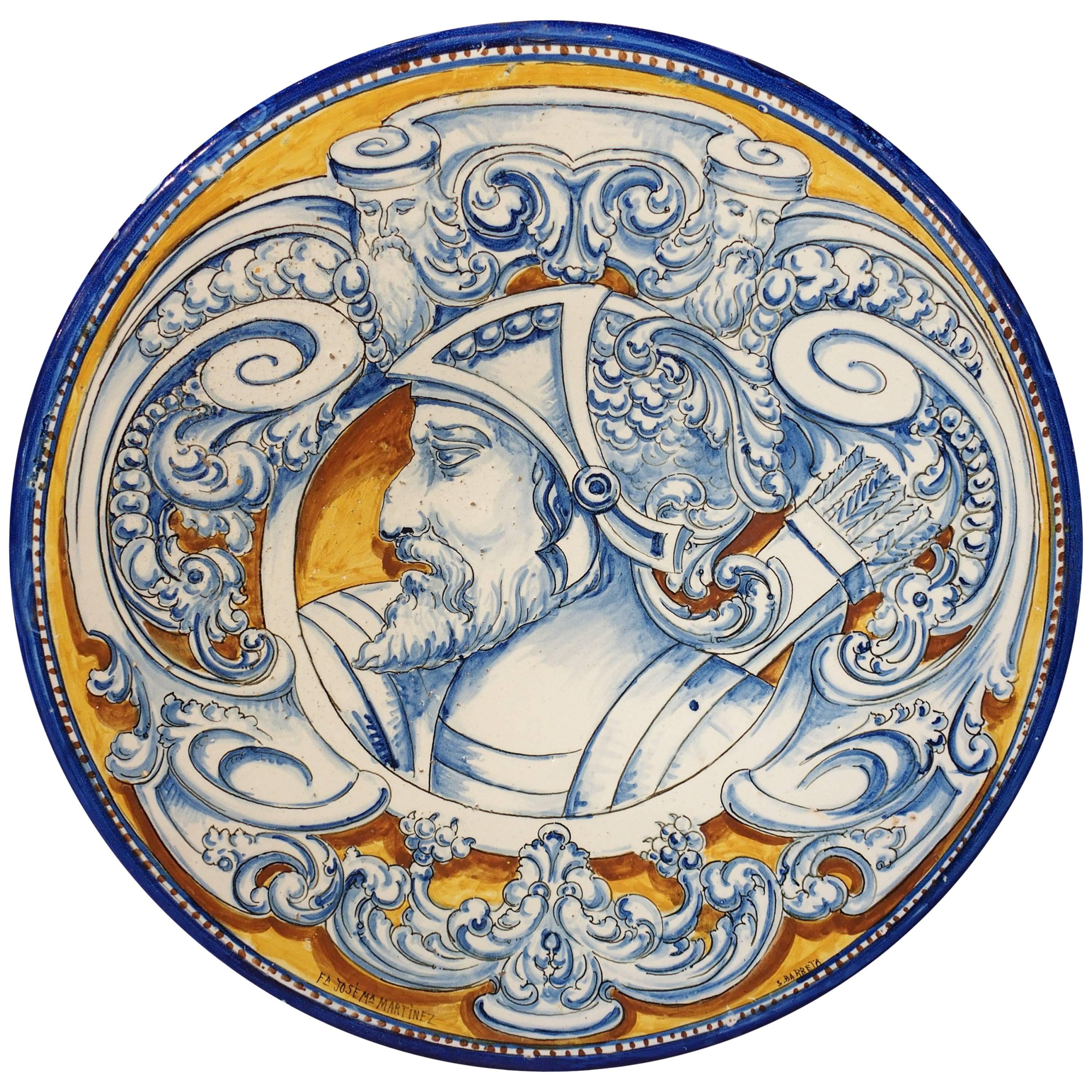 Antique Renaissance Style Platter from Spain