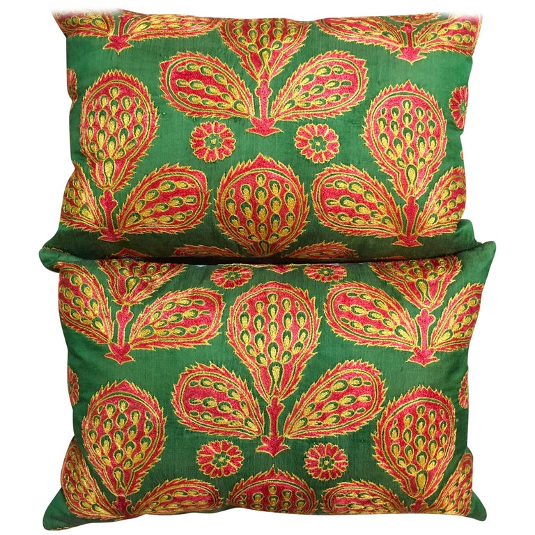 Turkish Hand Embroidered Pillows For Sale At 1stdibs