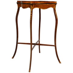 Antique George III Mahogany and Inlaid Kettle Stand