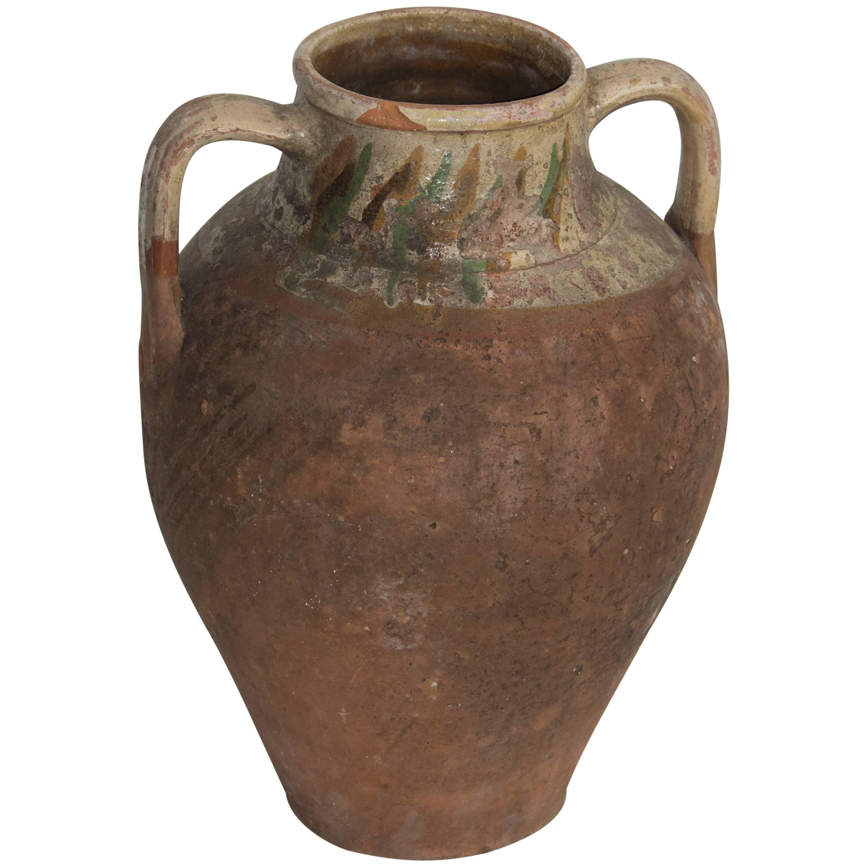 Antique Olive Oil Pot