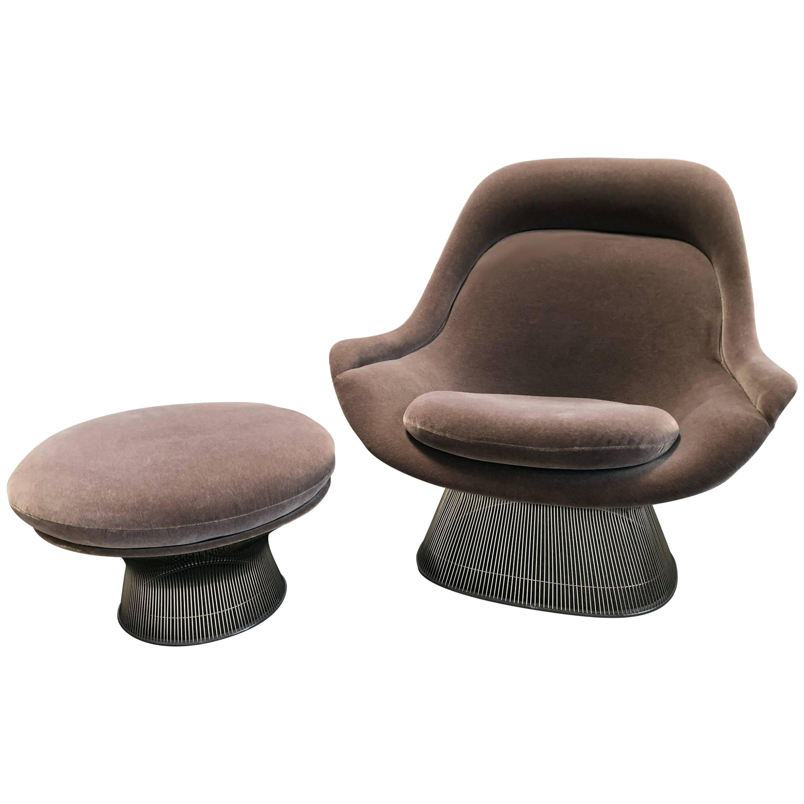 Warren Platner Easy Chair and Ottoman from Knoll International