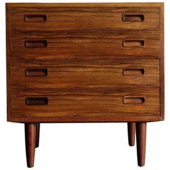 19606 Scandinavian Midcentury Rosewood Chest of Drawers