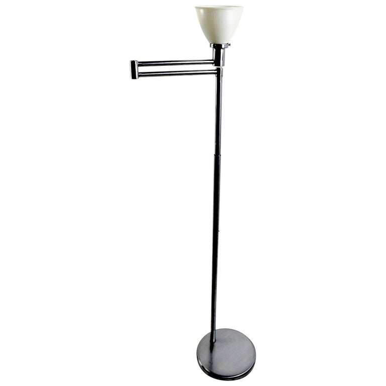 Flex Arm Floor Lamp by Walter Von Nessen For Sale at 1stDibs