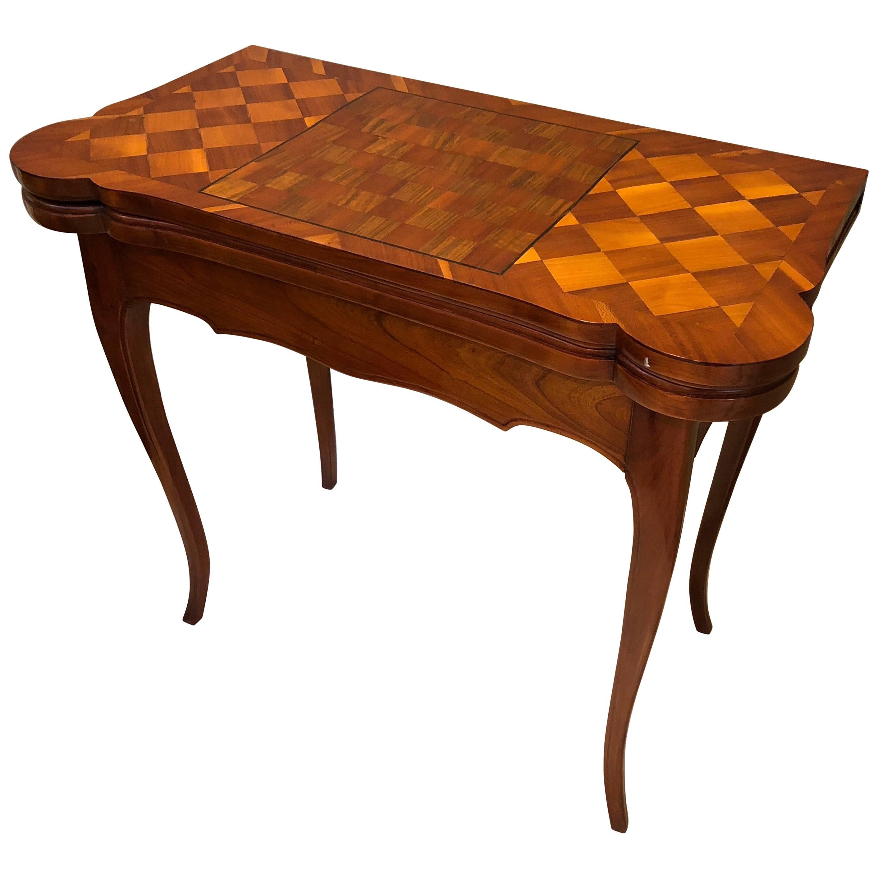 Tavolo da gioco barocco del XVIII secolo, Germania, 1760 in vendita