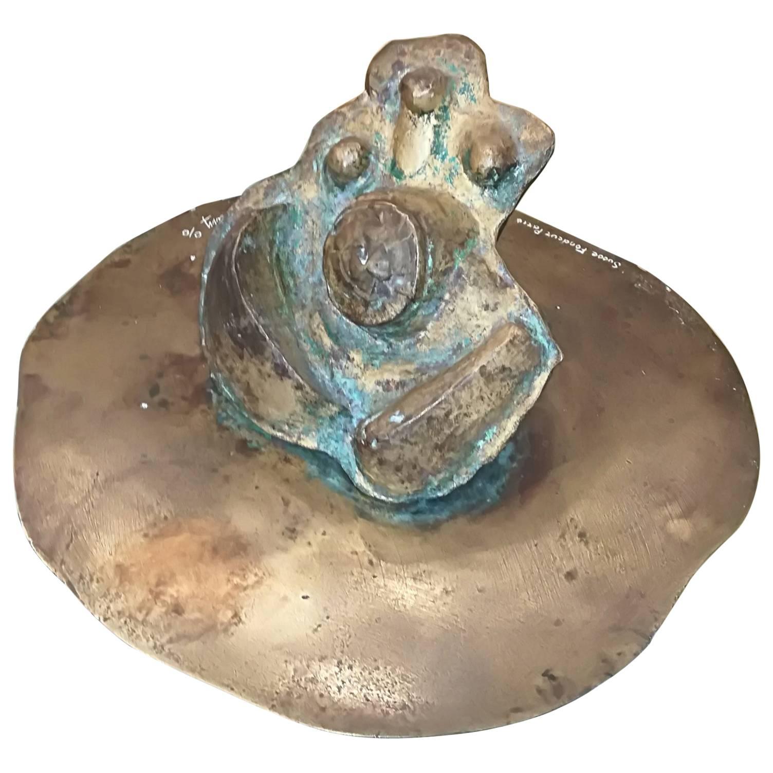 Pièce unique de sculpture en bronze Henri Georges Adam en vente