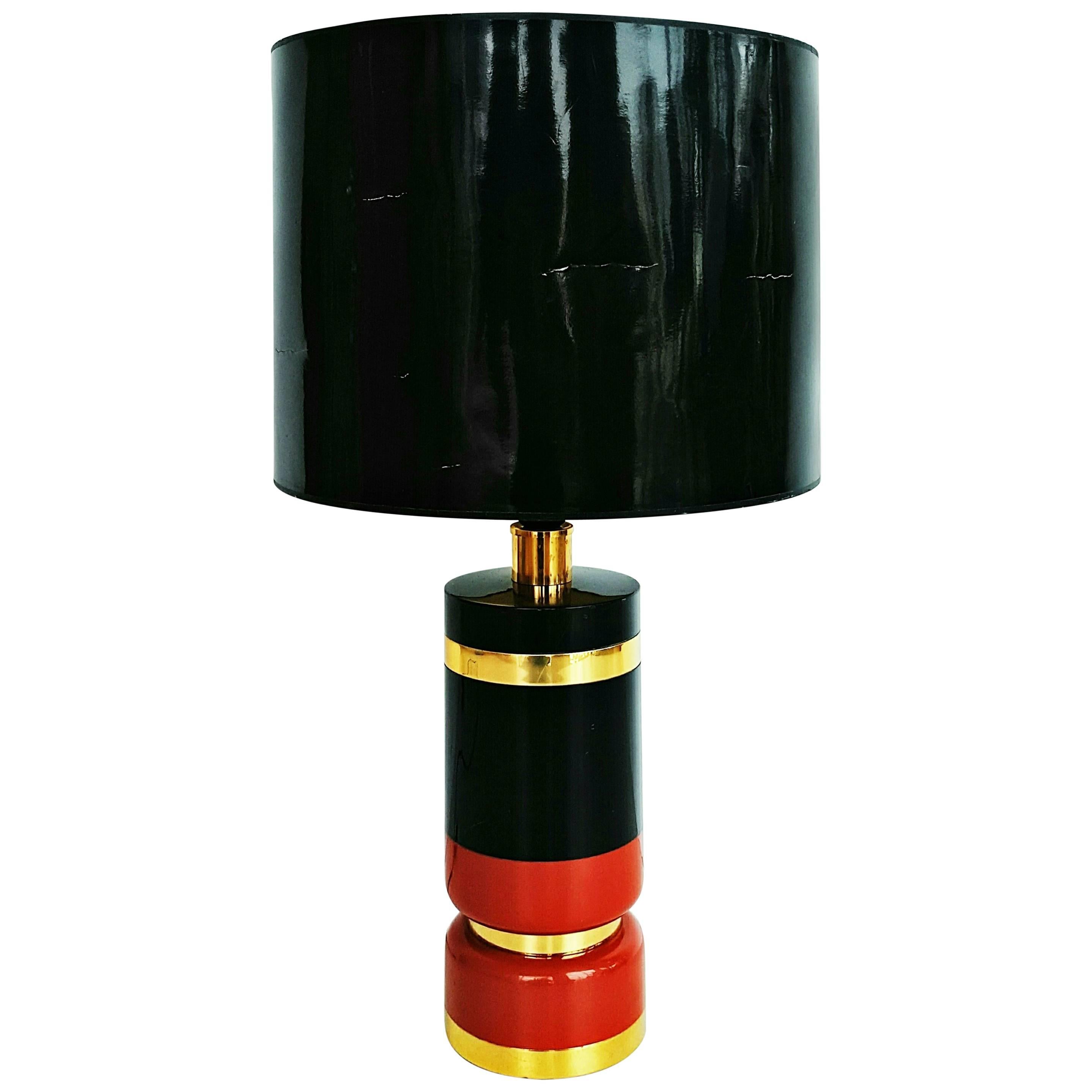 Large 1970s Table Lamp