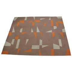 Midcentury Design Geometric Carpet or Rug