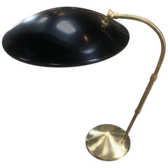 Vintage Italian Table Light with Brass Base