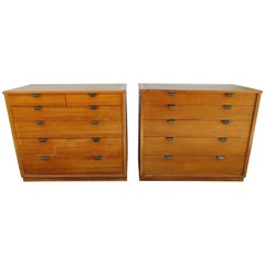 Pair of Edward Wormley Precedent Bachelor Chest Dressers, Mid-Century Modern