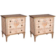 Pair of Hand-Painted Italian Nightstands - FREE LOCAL DELIVERY