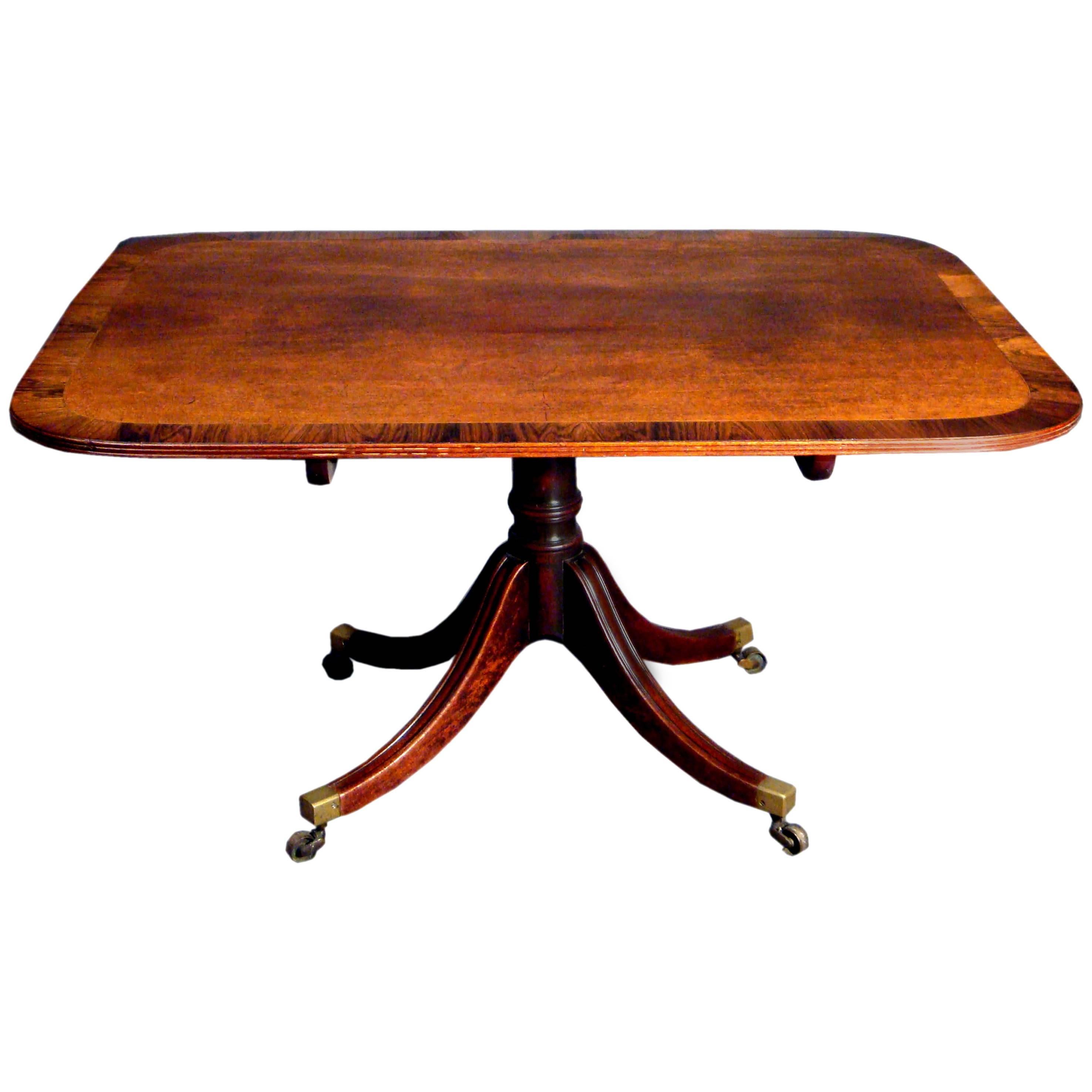 Mahogany Breakfast Table, Excellent Quality For Sale