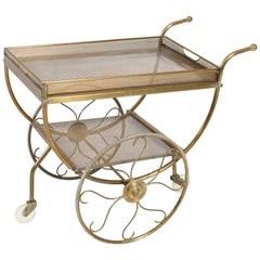 Hollywood Regency Trolley or Bar Cart by Josef Frank for Svenskt Tenn, 1950s