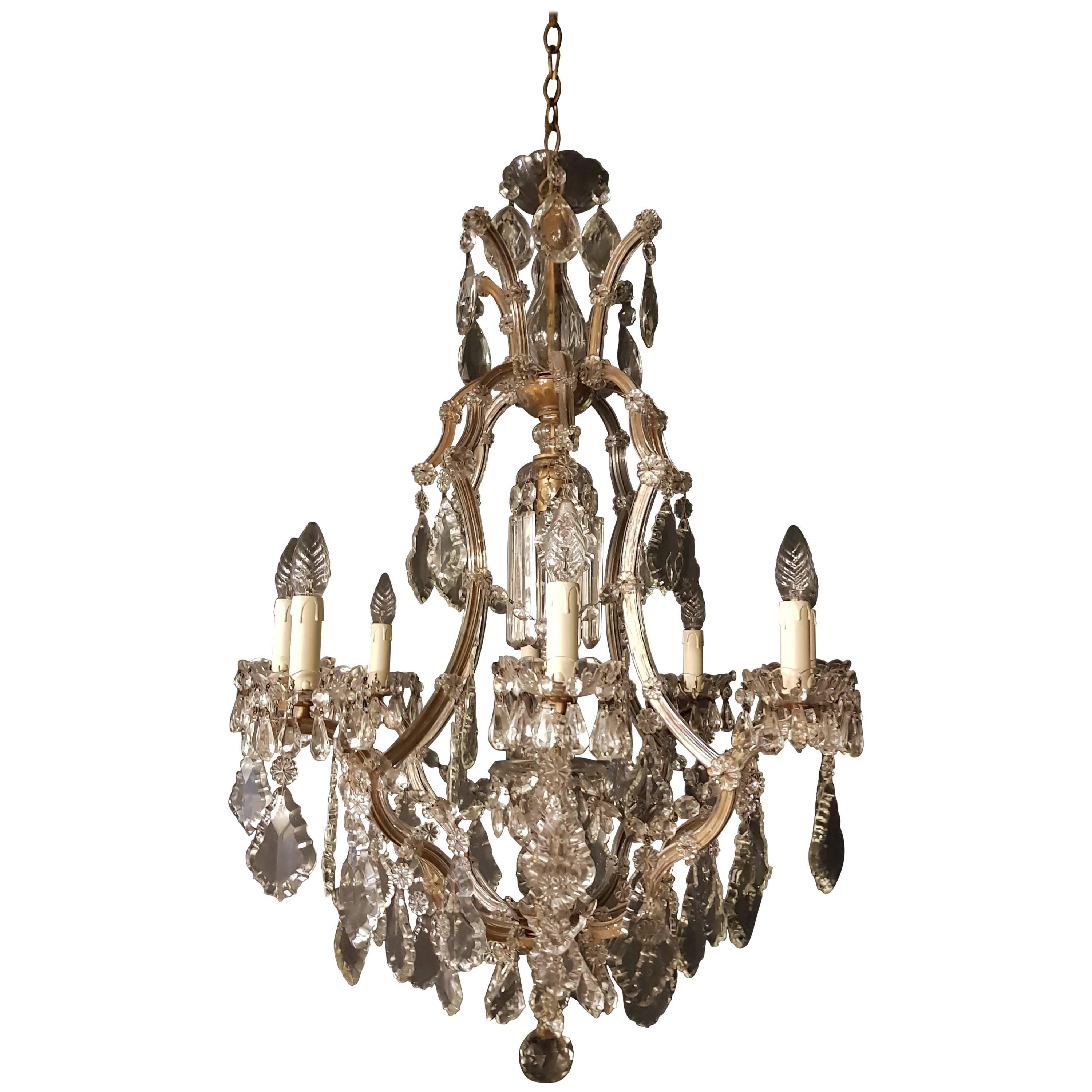 Maria Theresa Crystal Chandelier Antique Ceiling Lamp Lustre