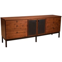 Mid Century Walnut Triple Dresser