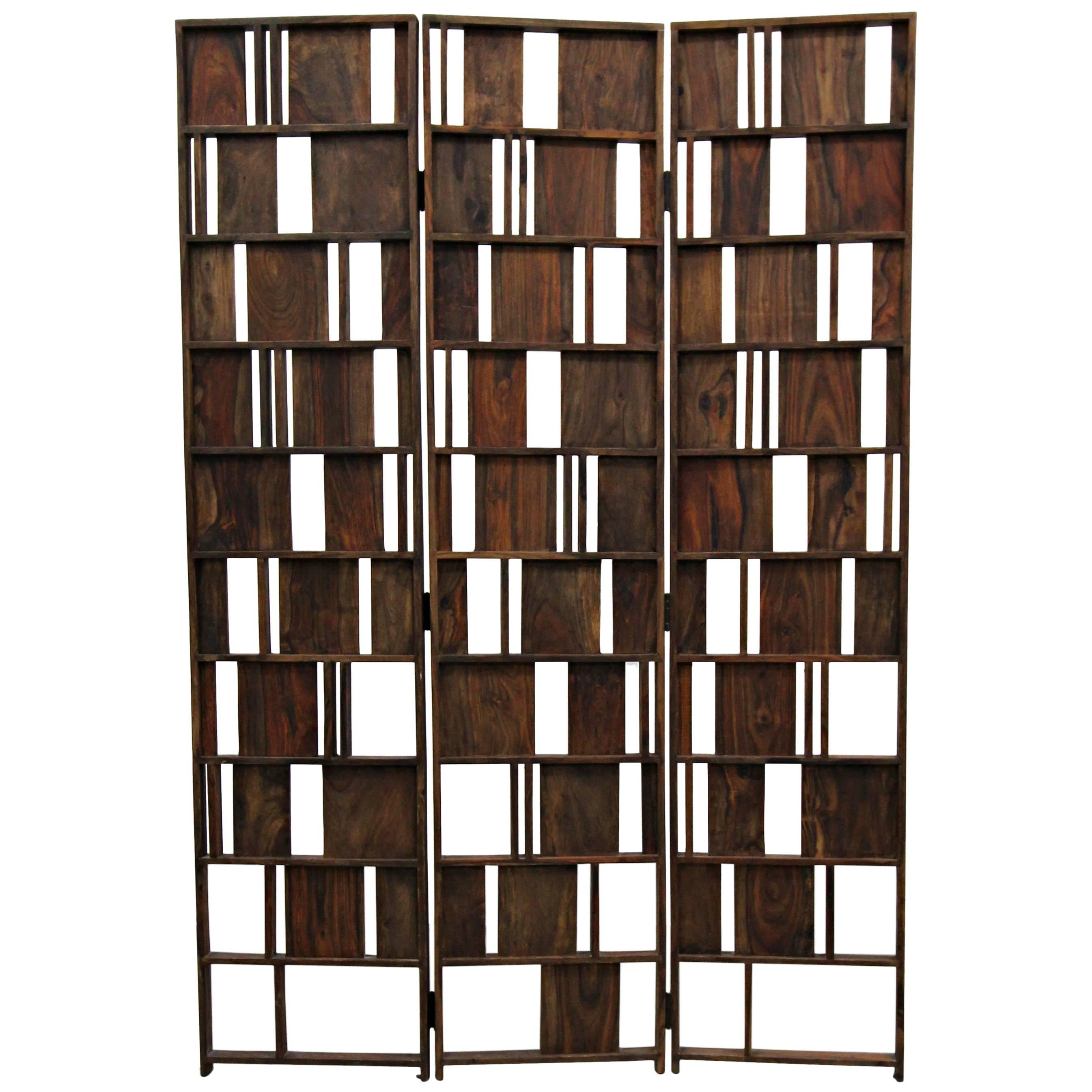 Solid Wood Panel Room Divider Decorative Screen