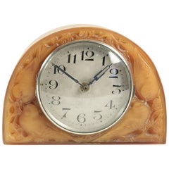 Rene Lalique Clock" Moineaux"