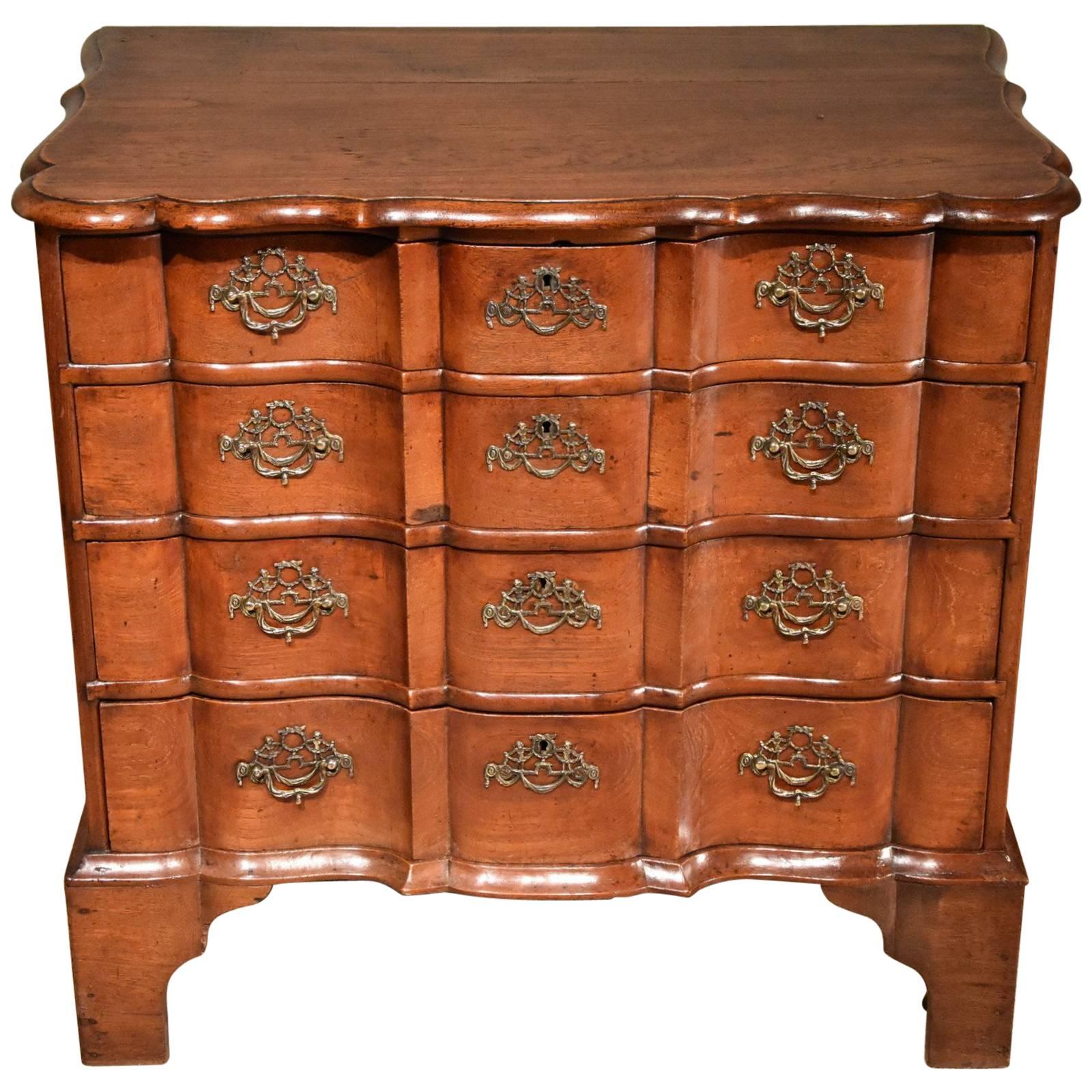18th Century Dutch Chestnut Commode Chest For Sale