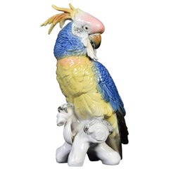 Porzellan-Papagei von Karl Ens