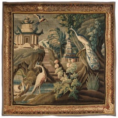 18th Century Aubusson Tapestry in the Chinoiserie Taste