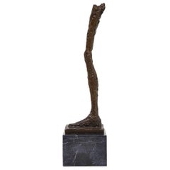 Alberto Giacometti Style Sculpture Leg Shaped, 1970