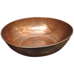 19th Century French Copper Chefs Bowl